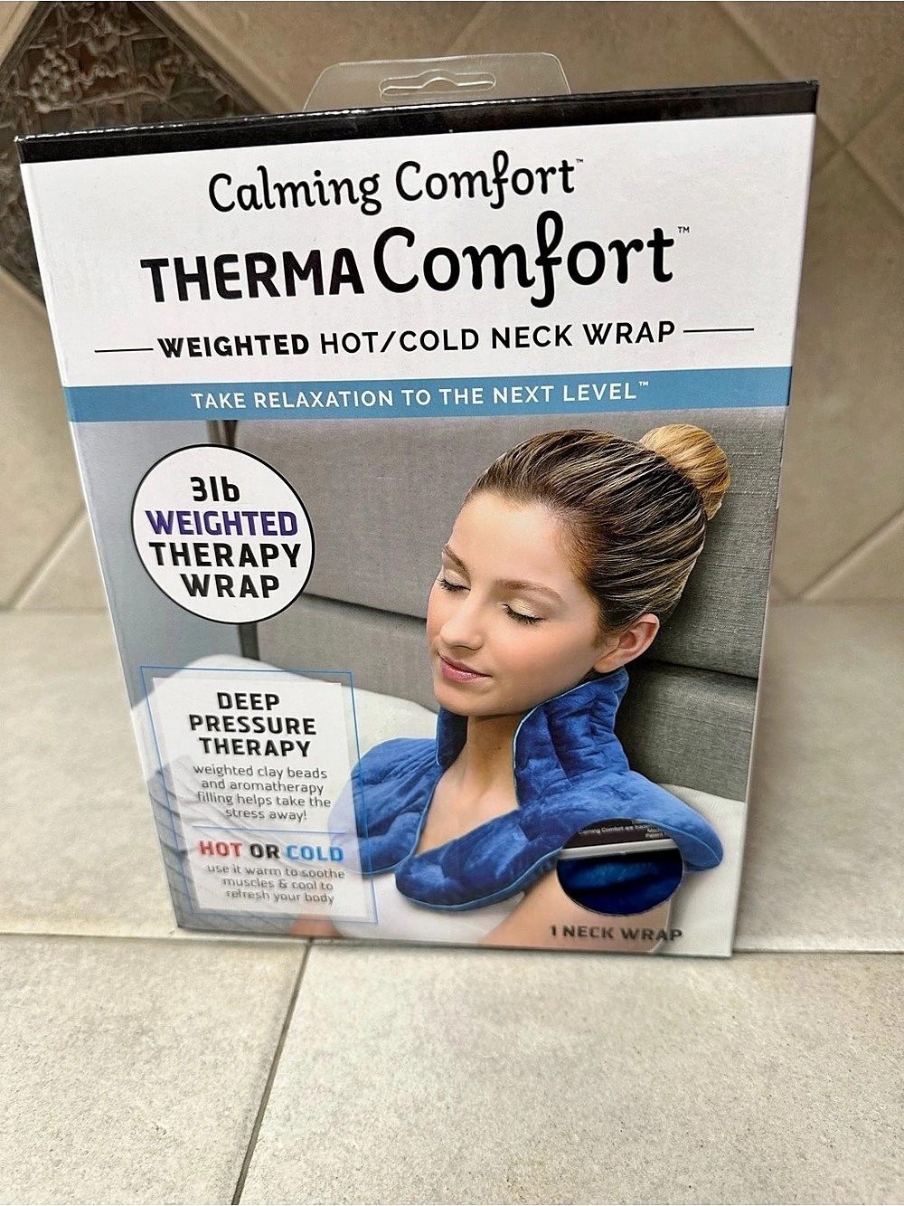 Calming Comfort ThermaComfort Weighted Hot/Cold Neck Wrap Weighted Hot/Cold Neck